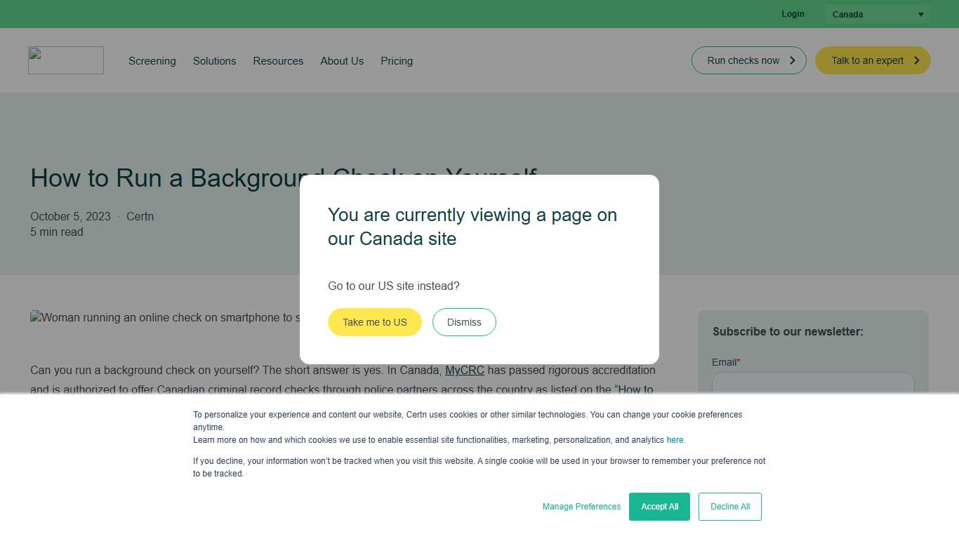 Can You Run a Background Check on Yourself Certn